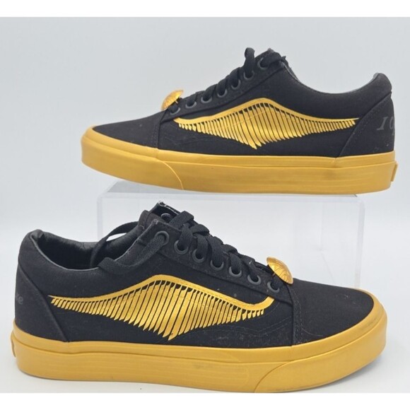 Vans x Harry Potter Old Skool Golden Snitch VN0A4BV5V3K Men's size 6.5 Women's 8 - Picture 1 of 8